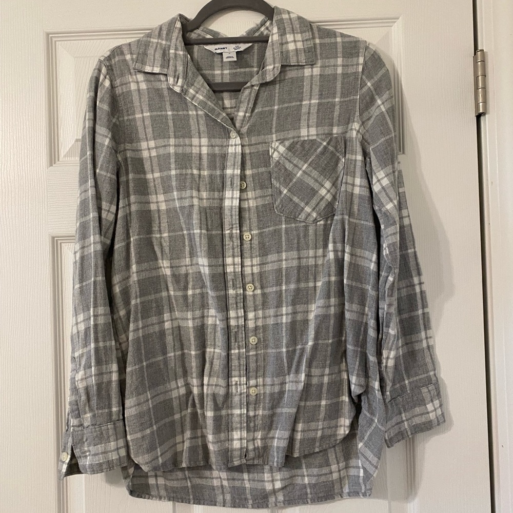 Grey Flannel Top